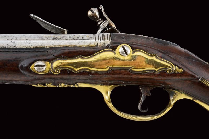 Pistola a Pietra Focaia Firmata g.M. Logia (loggia)
