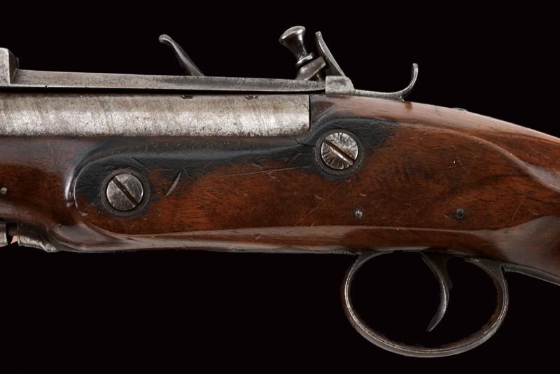 Pistola a Pietra Focaia con Baionetta a Scatto