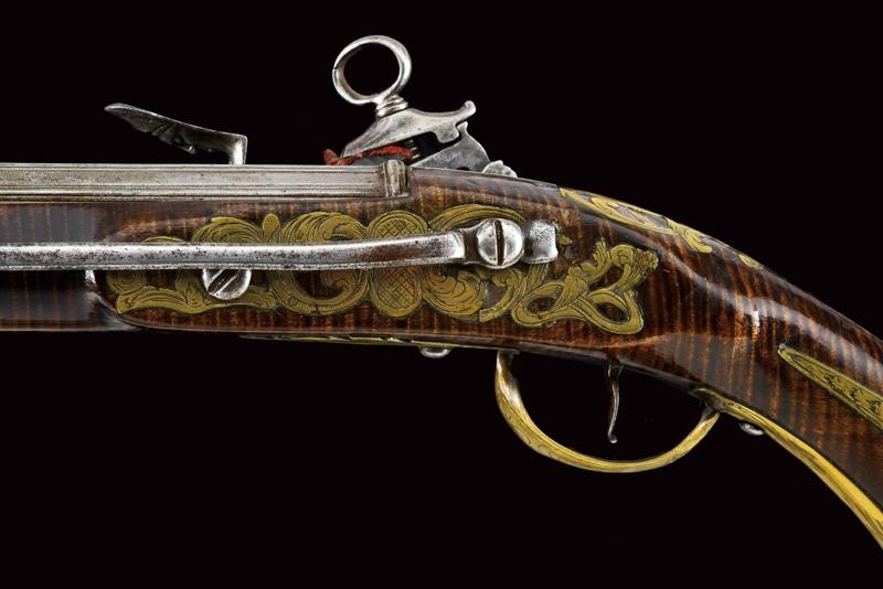 Elegante Pistola a Pietra Focaia alla Romana