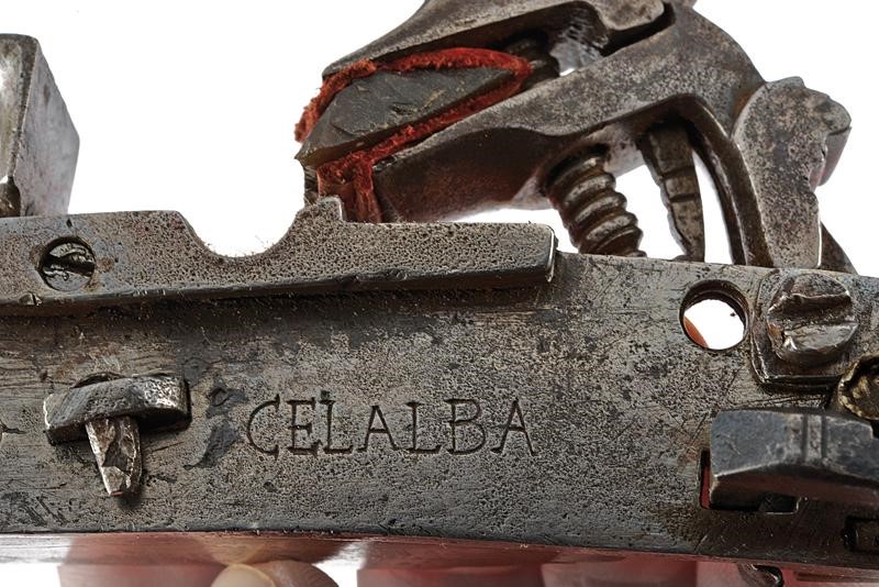 Elegante Pistola a Pietra Focaia alla Romana
