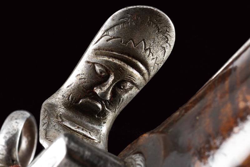 Elegante Pistola a Pietra Focaia alla Romana