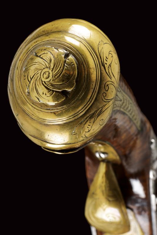 Elegante Pistola a Pietra Focaia alla Romana