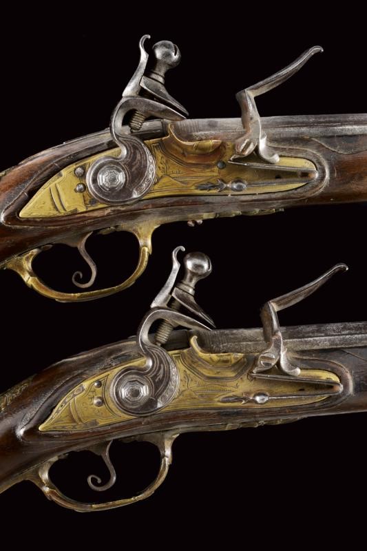 Paio di Pistole a Pietra Focaia di F. Bianco
