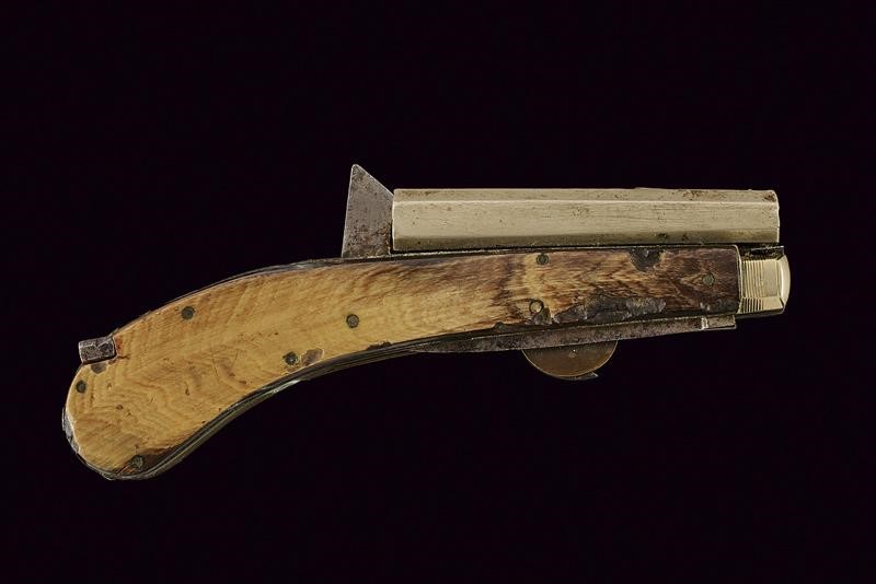 Pistola Unwin & Rogers a Luminello con Coltello