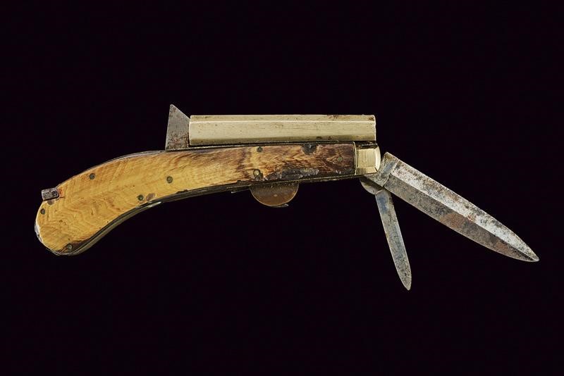 Pistola Unwin & Rogers a Luminello con Coltello
