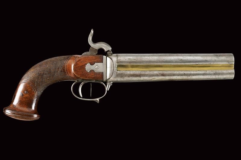 Rara Pistola a Luminello a Quattro Canne Girevoli