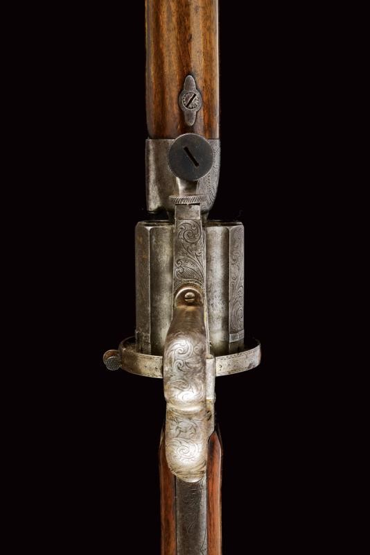 Interessante Fucile Revolver a Spillo dei Fratelli Merolla