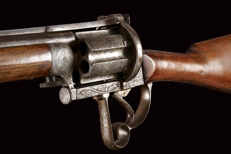Interessante Fucile Revolver a Spillo dei Fratelli Merolla