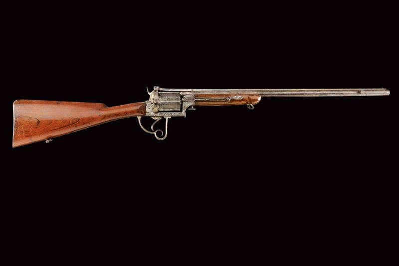 Interessante Fucile Revolver a Spillo dei Fratelli Merolla