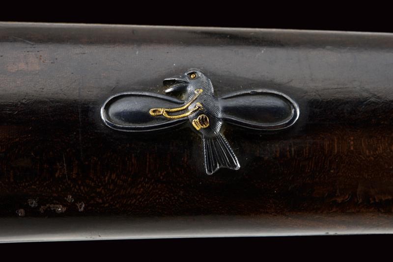 Wakizashi Firmato Munemasa in Shirasaya e con Koshirae