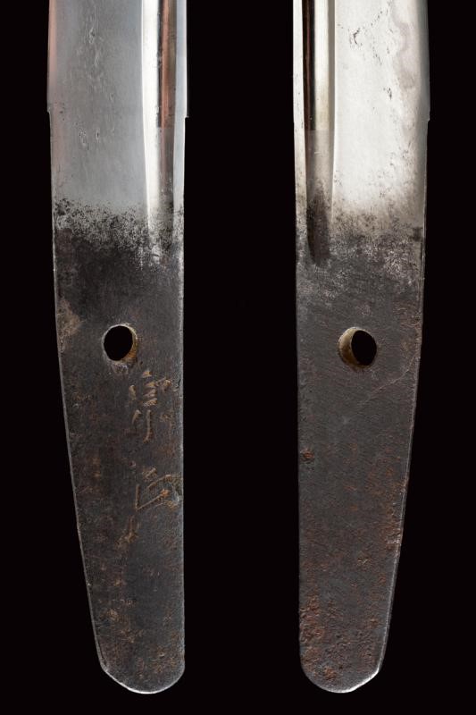 Wakizashi Firmato Munemasa in Shirasaya e con Koshirae