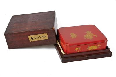 Jubako-box con Laccatura Makie
