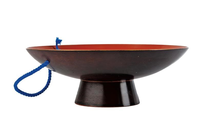 Grande Saki Commemorativo in Legno Laccato del 9¬∞ Reggimento Fanteria di Guardia