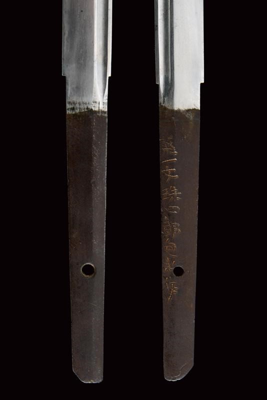 Shikomi Zue (bastone Animato) con Lama Firmata Ichimonji Shiro Kanenaga Saku