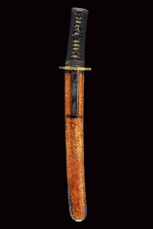 Wakizashi Gi-mei Kunimitsu con Importante Koshirae