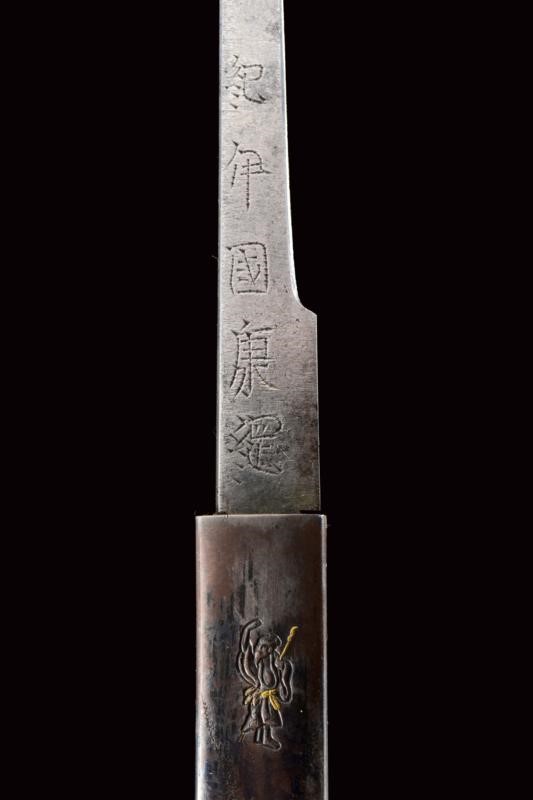Wakizashi Gi-mei Kunimitsu con Importante Koshirae