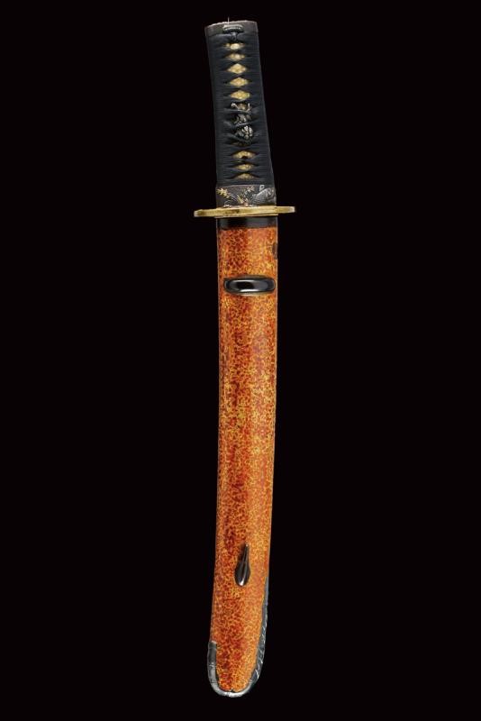 Wakizashi Gi-mei Kunimitsu con Importante Koshirae