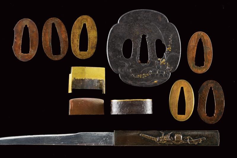 Bel Wakizashi Firmato Omi Daijo Fujiwara Kane Sada