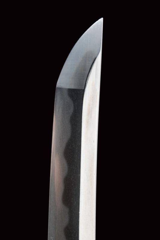 Bel Wakizashi Firmato Omi Daijo Fujiwara Kane Sada