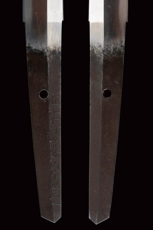 Bel Wakizashi Firmato Omi Daijo Fujiwara Kane Sada