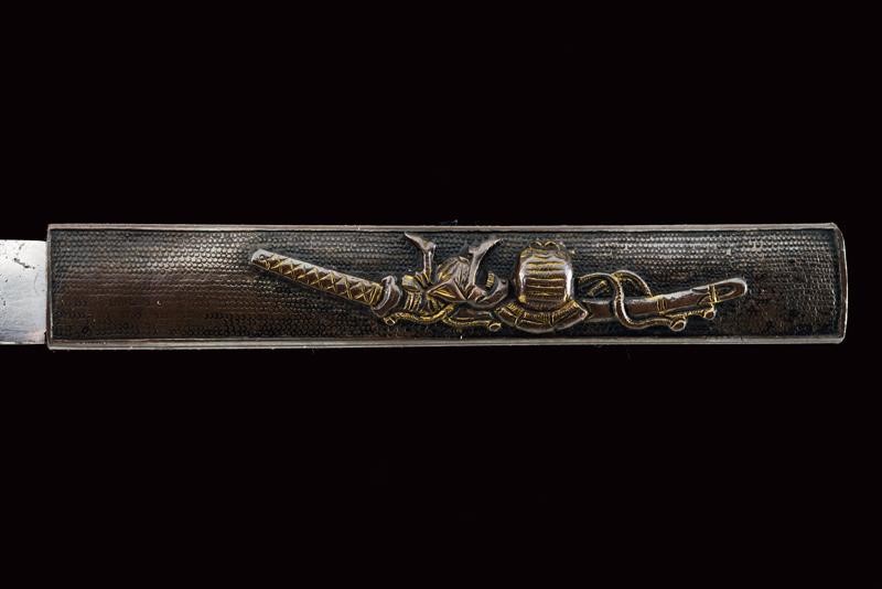 Bel Wakizashi Firmato Omi Daijo Fujiwara Kane Sada