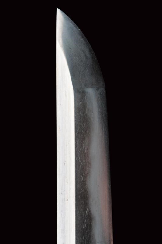 Importante Mamori Gatana Wakizashi Firmata Iga No Kami Rai Kin Michi