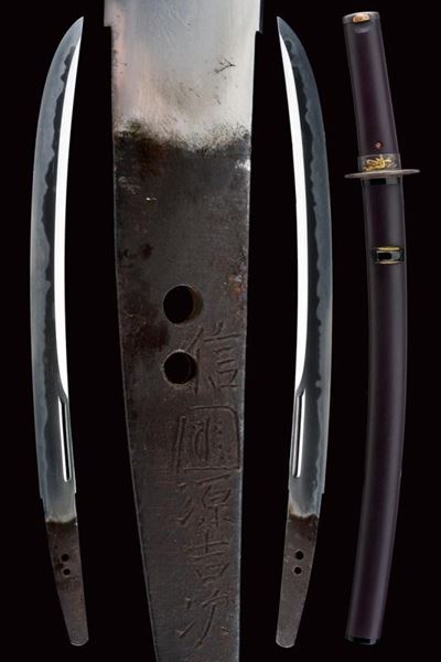 Wakizashi Firmato Nobu Kuni Minamoto Yoshitsugu