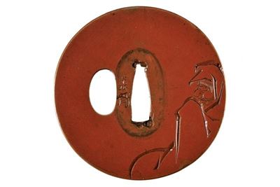 Tsuba Firmata Somin della Scuola Yokoya