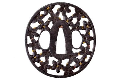 Bella Tsuba della Scuola Choshu