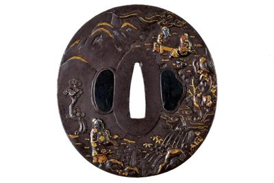 Bellissima Tsuba della Scuola Soten
