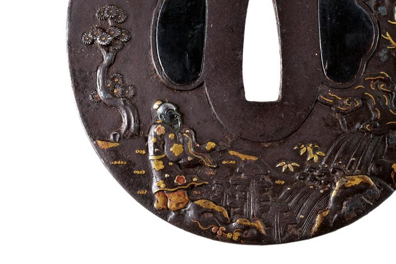 Bellissima Tsuba della Scuola Soten