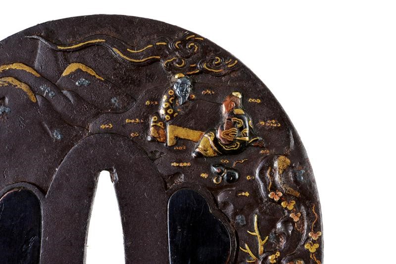 Bellissima Tsuba della Scuola Soten