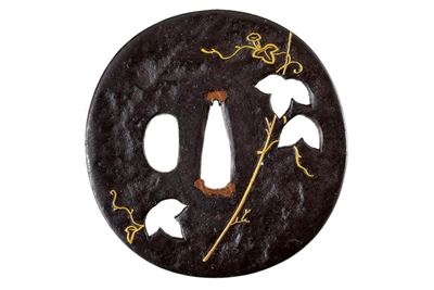 Interessante Tsuba della Scuola Shoami