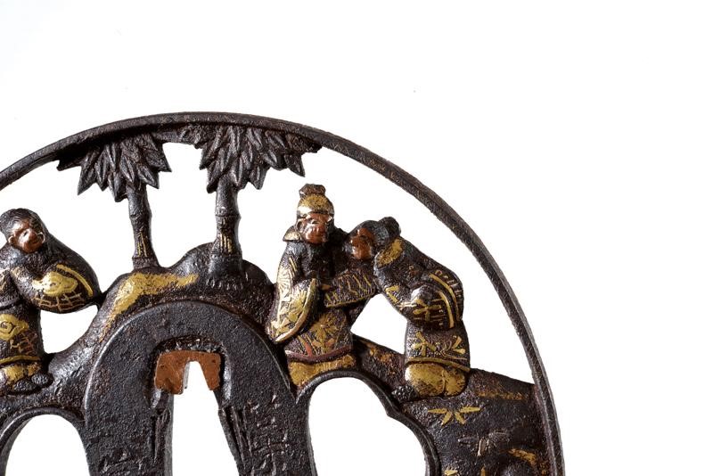 Bellissima Tsuba Firmata Soheishi Soten Saku