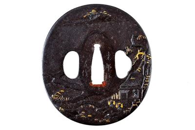 Bella Tsuba Firmata Toto Ju Tomonobu