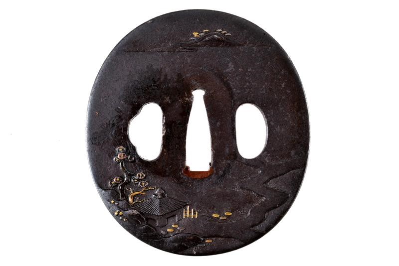 Bella Tsuba Firmata Toto Ju Tomonobu