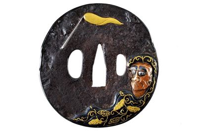 Bellissima Tsuba della Scuola Hamano