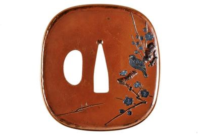 Romantica Tsuba di Scuola Goto