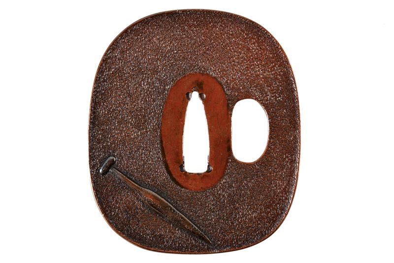 Bella Tsuba con Kao di Toshishige della Scuola Nara