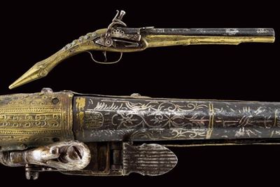 Pistola alla Morlacca a Pietra Focaia