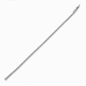 A 18K white gold and diamond bracelet