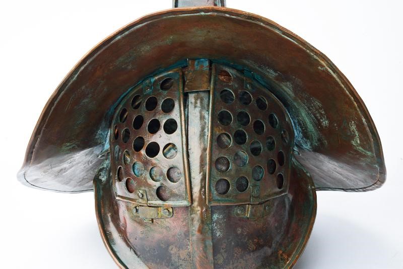 Bella Replica di un Elmo da Gladiatore Mirmillone