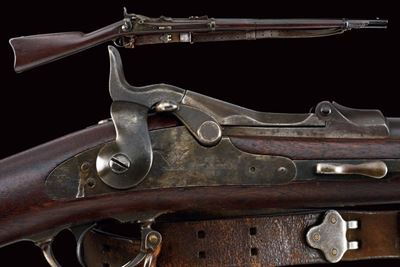 Raro Fucile a Retrocarica Springfield Trapdoor Mod. 1873