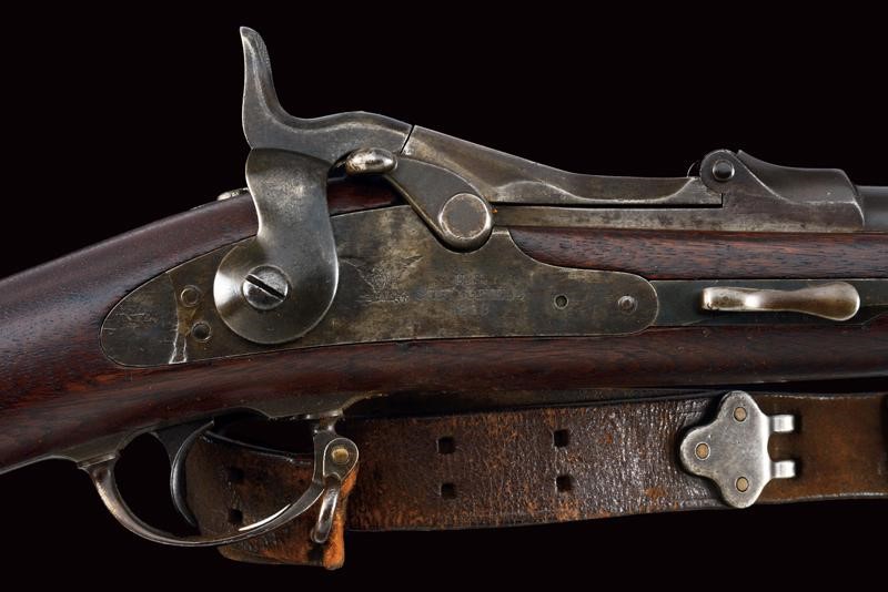 Raro Fucile a Retrocarica Springfield Trapdoor Mod. 1873
