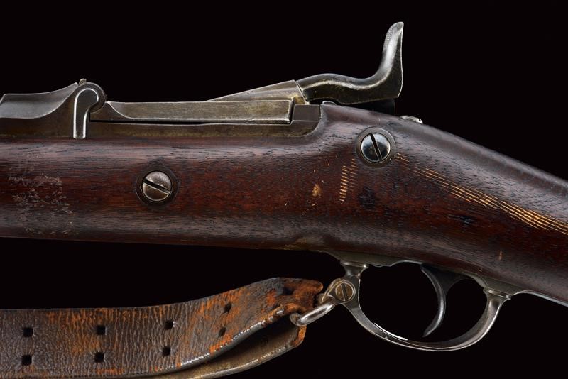 Raro Fucile a Retrocarica Springfield Trapdoor Mod. 1873
