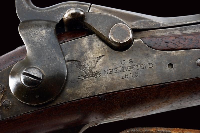 Raro Fucile a Retrocarica Springfield Trapdoor Mod. 1873