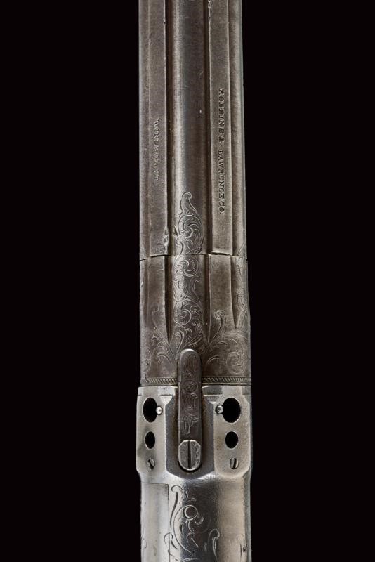 Rarissimo Pepperbox Revolver a Luminello di Robbins & Lawrence
