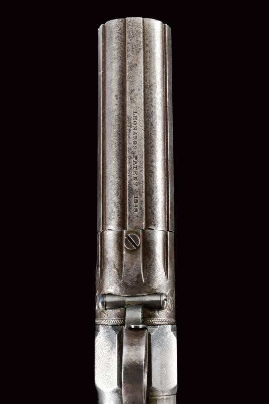 Rarissimo Pepperbox Revolver a Luminello di Robbins & Lawrence