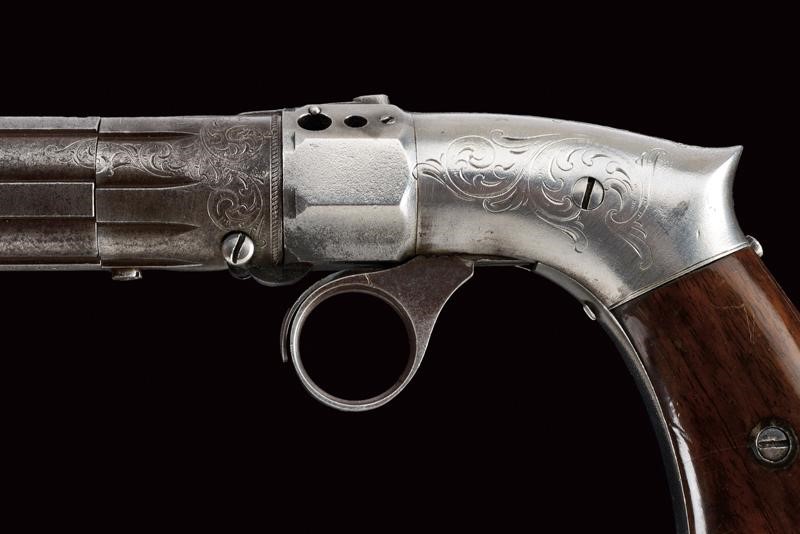 Rarissimo Pepperbox Revolver a Luminello di Robbins & Lawrence