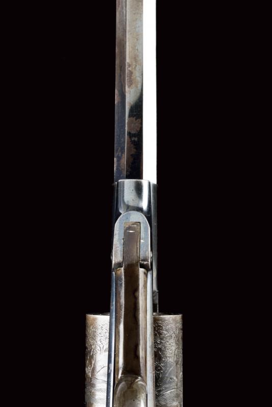 Raro e Interessante Allen & Wheelock Sidehammer Navy Revolver con Calcio Smontabile e Cassetta